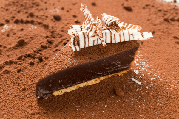 gateau en chocolat en poudre