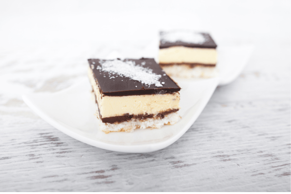 gateau à la noix de coco et chocolat