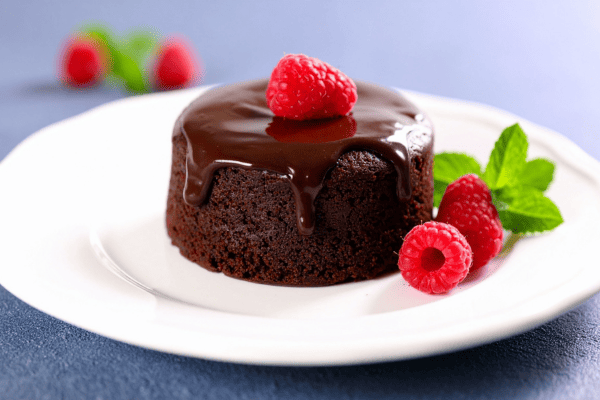 gateaux au chocolat framboise