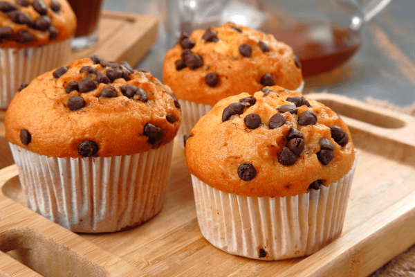 mini cake aux pépites de chocolat