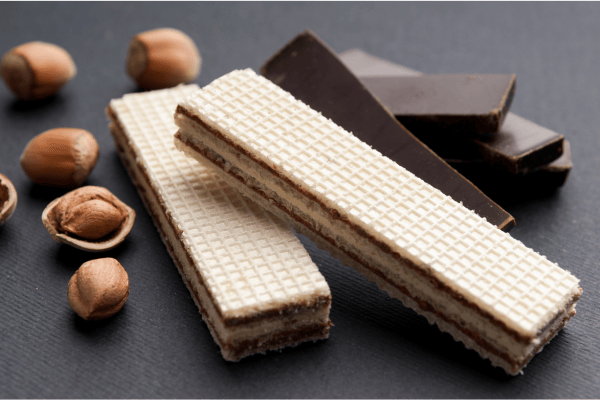 variantes de gaufrette chocolat