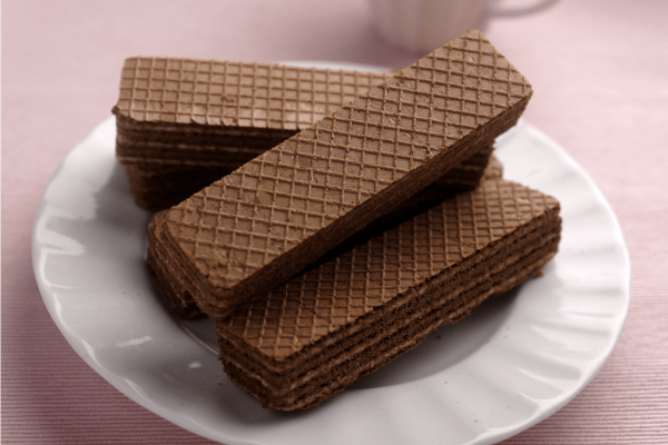 variantes de gaufrette chocolat