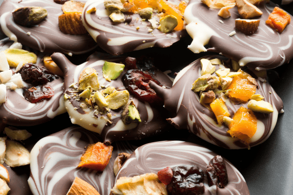 mendiants au chocolat faits maison