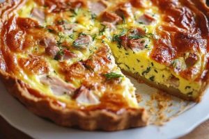 Quiche aux légumes sans pâte
