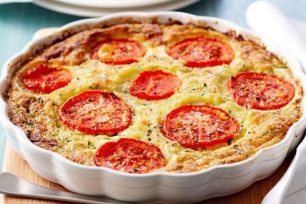 quiche sans pâte au thon légère